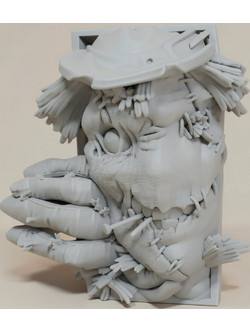 Άβαφη 3D Φιγούρα Book Nook Collection Scarecrow Digital Sculpture για Βάψιμο DIY (Δώρο τα Χρώματα)