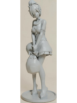 Άβαφη 3D Φιγούρα Christmas Rem Re Zero για Βάψιμο DIY (Δώρο τα Χρώματα)