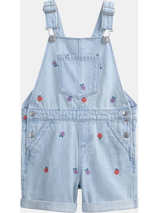 Παιδική Σαλοπέτα για Κορίτσια Denim Fruits ΜΠΛΕ