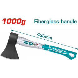 TOTAL Τσεκούρι με πλαστική λαβή 1.000gr (THT7810006)