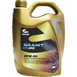 Cyclon Granit Syn HPD Συνθετικό Λάδι Αυτοκινήτου 20W-50 4lt