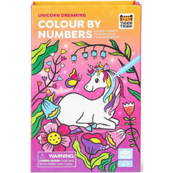 TIGER TRIBE ΣΕΤ ΔΡΑΣΤΗΡΙΟΤΗΤΩΝ - Colour by Numbers Unicorn Dreaming 20228