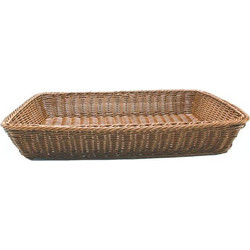 Καλάθι Ορθογώνιο Καφέ 1/1 Rattan 53x32.5εκ