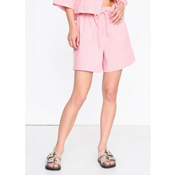 24COLOURS Shorts Γυναικείο Σορτσάκι Cotton/Polyester Relaxed Fit - Pink 60988b