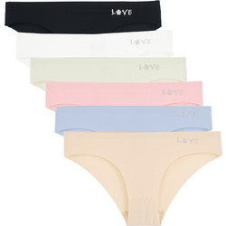 6 Pack Laser Cut slip Love multicolor