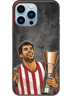 Θήκη Kings of Europe Legends - Saint George iPhone 14 Pro Max Black TPU (Μαύρη Σιλικόνη)