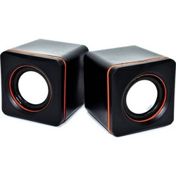Nakai E-02A Ηχεία Υπολογιστή 2.0 5W Black