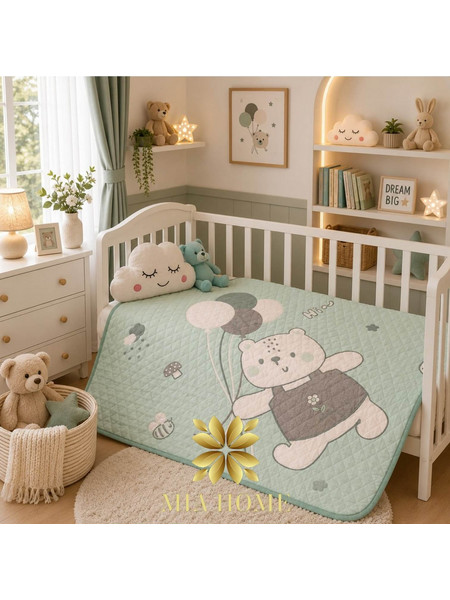 MIA HOME ΚΟΥΒΕΡΛΙ ΒΡΕΦΙΚΟ ΑΡΚΟΥΔΑΚΙ 100x120 ΜΕΝΤΑ