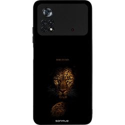 Sonique Men's Edition Θήκη με Σχέδιο «Born to Win» (Xiaomi Poco X4 Pro 5G)