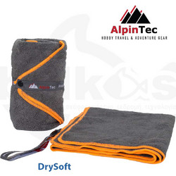 AlpinPro AlpinTec DrySoft Πετσέτα Θαλάσσης Microfiber Πορτοκαλί 75x150cm