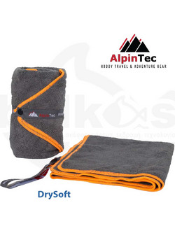 AlpinPro AlpinTec DrySoft Πετσέτα Θαλάσσης Microfiber Πορτοκαλί 75x150cm