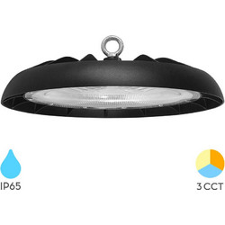 Βιομηχανικό Φωτιστικό LED High Bay 200W 26000lm 3CCT IP65 Μαύρο Braytron BT45-39681