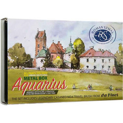 Roman Szmal Aquarius Urban Sketchers Σετ Νερομπογιές με Πινέλο 12 Χρώματα