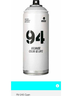Montana Colors MTN 94 Σπρέι Βαφής Cyan 400ml