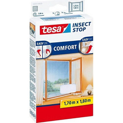 TESA Comfort Insect Stop Αυτοκόλλητη Σταθερή Σίτα Παραθύρου Πλαστική 170x180cm 55914-00020-00
