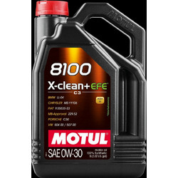 Motul 8100 X-Clean+ EFE C3 0W-30 5lt