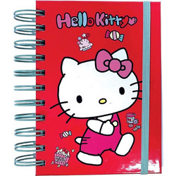 Hello Kitty Μπλοκάκι Α6 Με Λάστιχο (335-76003)