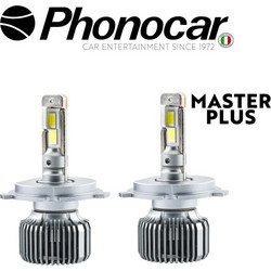 PHONOCAR 07.452 PHNOCAR Η4 Led Headlights 6K Philips Tech 12V, 43W, Ip65, 5000 Lm, Master