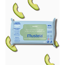 Mustela Natural Fiber Cleansing Μωρομάντηλα Χωρίς Οινόπνευμα & Parabens με Aloe Vera 60τμχ