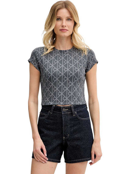 CALVIN KLEIN W A- MONOLOGO BABY T-SHIRT - LV047G830G-4XN MULTI