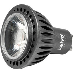 kelvo(R) KYRON 10 KLV-103-0004 Σποτ GU10 MR16 LED 5W 550lm CRI (Ra) 90 10 AC 220-240V IP20 Θερμό Λευκό 2700K Dimmable - CREE CXA Chip - Γκρι Ανθρακί Ματ - Μ5 x Π5 x Υ6cm