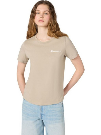 Champion Women's Short Sleeve Tshirt Beige 118408 MS041