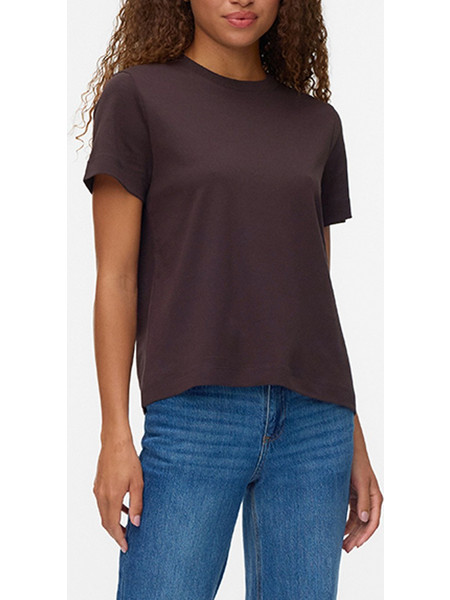 AWARE AWNAIMA SS O-NECK T-SHIRT NOOS 10294544-Chocolate Torte Chocolate