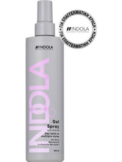 Indola Gel Finish Σπρέι Μαλλιών για Κράτημα 300ml
