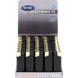 Atomic Black & Gold Midi Αναπτήρας Συσκευασία 25 Τεμαχίων