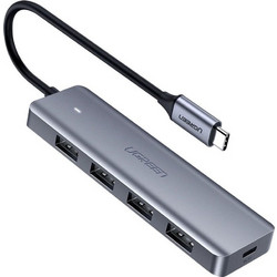 UGreen 50985 USB Hub 3.0 USB-A με 4 Θύρες USB-A / USB-C