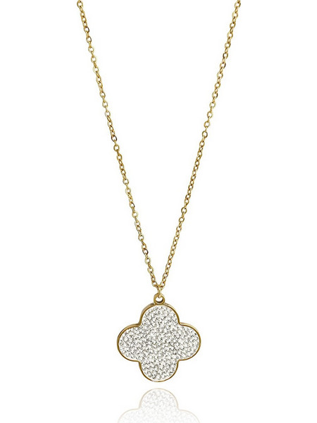 Enamel Clover Necklace