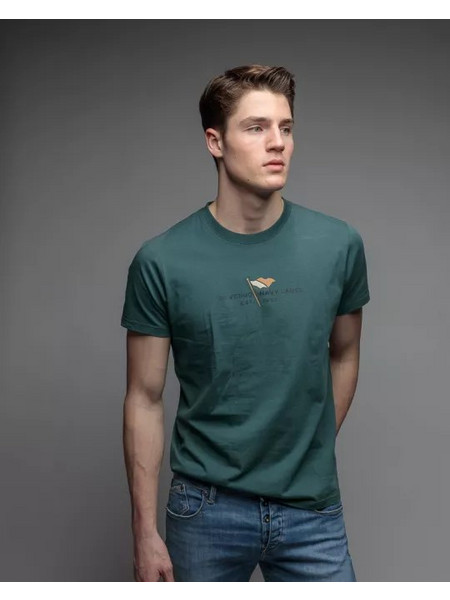 DEVERGO κοντ. μπλουζα BL green