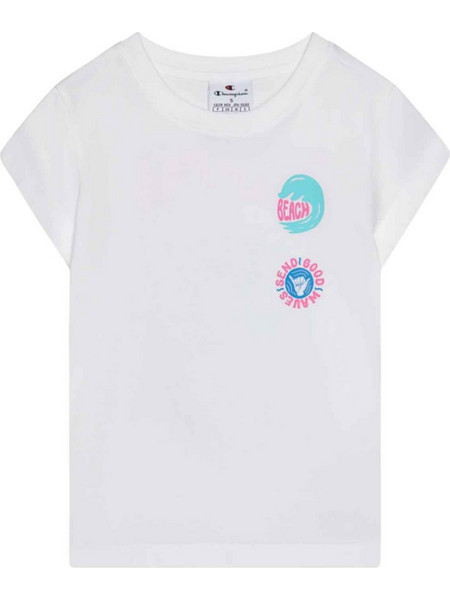 Champion Tee Παιδικό T-Shirt Λευκό (405125-WW001)