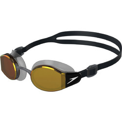 Speedo Mariner Pro Mirror Γυαλάκια Κολύμβησης Ενηλίκων Αντιθαμβωτικά Μαύρα Χρυσά