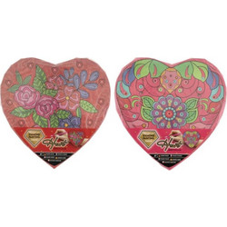 DIAMOND PAINTING HEART SHAPE 29X29CM 2 ΣΧΕΔΙΑ