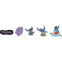 Crocs Jibbitz Stitch Tropical 5 Pack Αξεσουάρ
