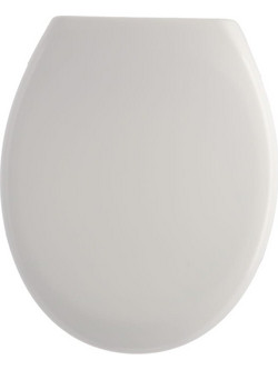 Plastona Καπάκι Λεκάνης Οβάλ Πλαστικό Soft Close Λευκό 46x37.5cm 06.4414100