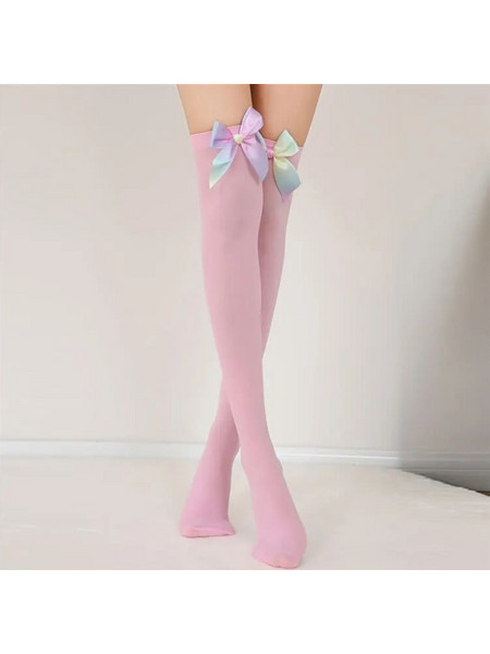 fishnet stockings Pink os