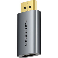 CABLETIME αντάπτορας DisplayPort σε HDMI CT-DMHF4K-AG6, 4K/60Hz, γκρι