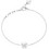 Guess Γυναικείο Βραχιόλι Αλυσίδα από Ασήμι 925 με Ζιργκόν UBB06135JWYG