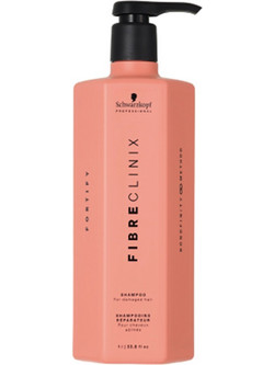 Schwarzkopf Professional Fiber Clinix Fortify Σαμπουάν για Επανόρθωση για Ταλαιπωρημένα Μαλλιά 1lt