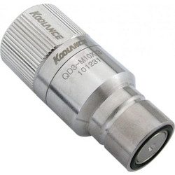 KOOLANCE QD3 MALE QUICK DISCONNECT NO-SPILL COUPLING, COMPRESSION FOR 10MM X 13MM (3/8IN X 1/2IN)