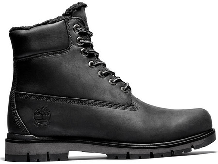 Timberland Radford Warm Lined Ανδρικά Αρβυλάκια Δερμάτινα Μαύρα Αδιάβροχα με Γούνα TB0A28HG001