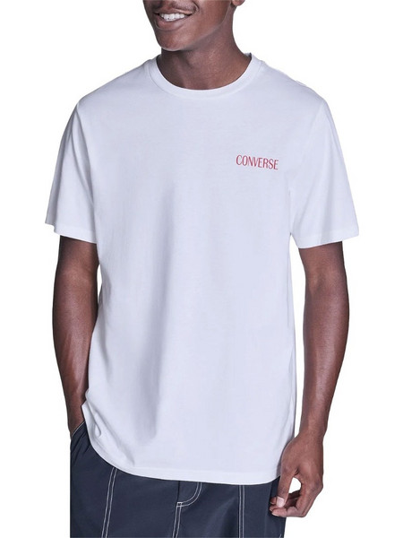 CONVERSE HOTDOG DUDE TEE WHITE-WHITE 10A