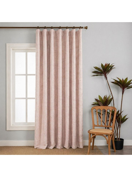 Κουρτίνα με Τρέσα Saloon Rusty Pink 270x270cm Galifas 6073910 - Galifas