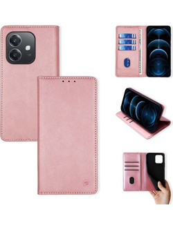 Sonique Vintage Magnet Θήκη Πορτοφόλι για Oppo A40 Ροζ Χρυσό