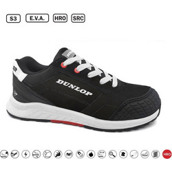 Dunlop Storm Αθλητικά Παπούτσια Ασφαλείας S3 Αδιάβροχα Μαύρα