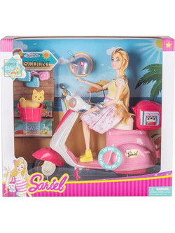 Snainter Toys Κούκλα Fashion Sariel Με Βέσπα