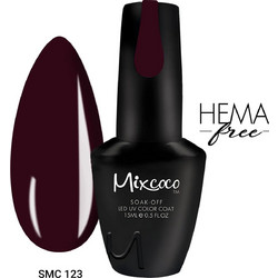 Mixcoco SMC 123 Ημιμόνιμο Βερνίκι Νυχιών 15ml