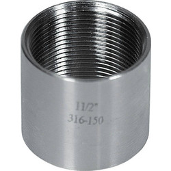 Inox Μούφα Ολόκληρη 1.1/4" 316